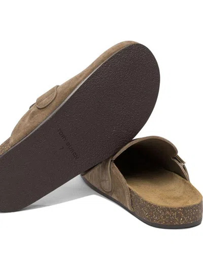 Tory Burch Mellow Mules In Brown