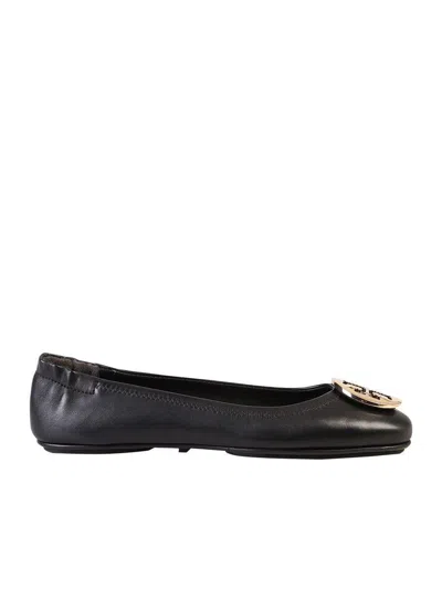 Tory Burch Flat Shoes In Black