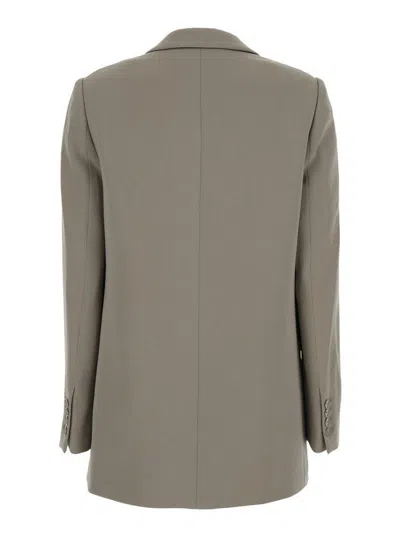 Michael Kors 1 Bttn Mensy Blazer In Gray