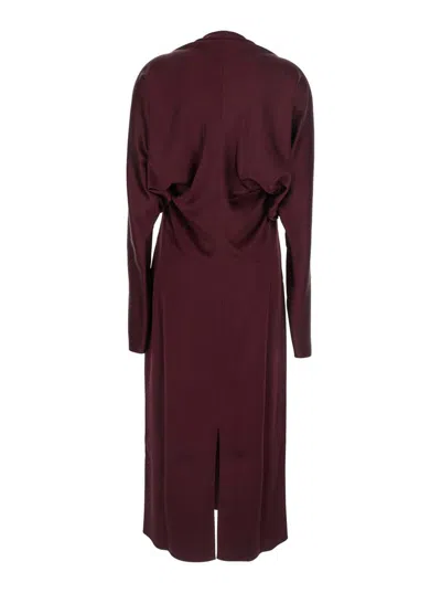 Stella Mccartney Evening Dress With Cut-out Details In Satin