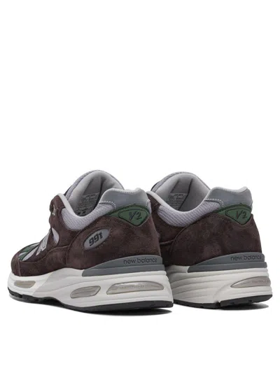 New Balance Miuk 991v2 Sneaker In Brown