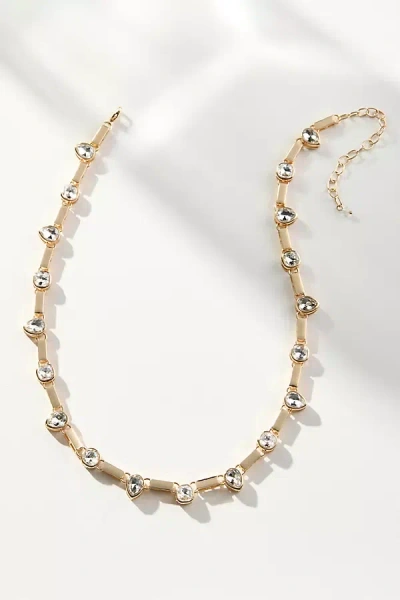 By Anthropologie Teardrop Crystal Necklace