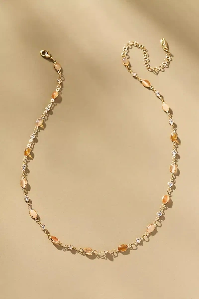 By Anthropologie Infinity Gemstone Necklace