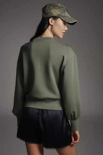Scotch & Soda Balloon-sleeve Crew-neck Sweatshirt
