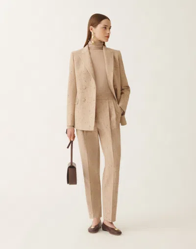Fabiana Filippi Double-breasted Jacket In Buttoned Tailoring
