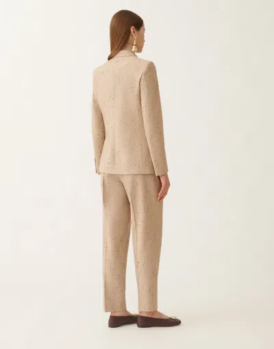 Fabiana Filippi Double-breasted Jacket In Buttoned Tailoring