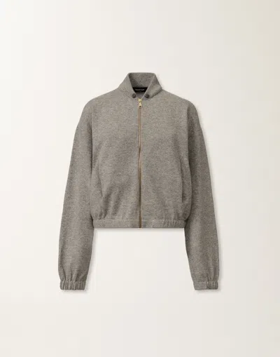 Fabiana Filippi Platinum Bomber Jacket
