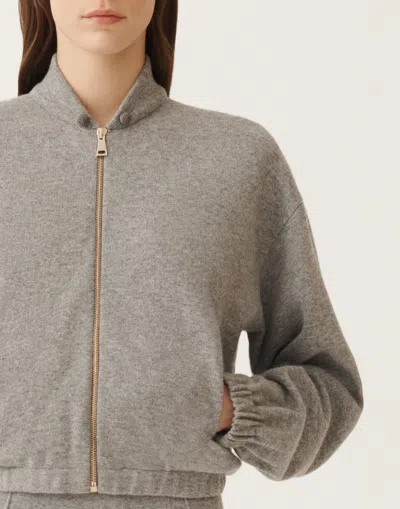 Fabiana Filippi Platinum Bomber Jacket