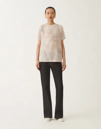 Fabiana Filippi Printed Crepe De Chine Top