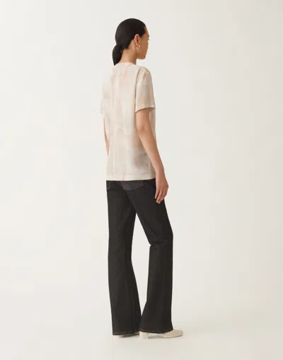 Fabiana Filippi Printed Crepe De Chine Top