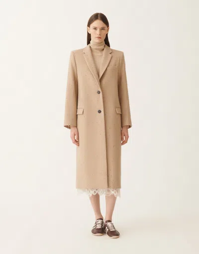 Fabiana Filippi Speckled Double-breasted Coat