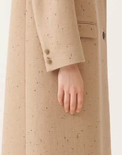 Fabiana Filippi Speckled Double-breasted Coat