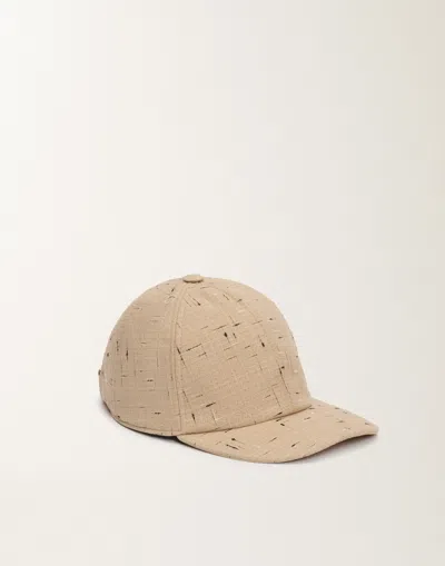 Fabiana Filippi Baseball Cap In Buttoned Tailoring