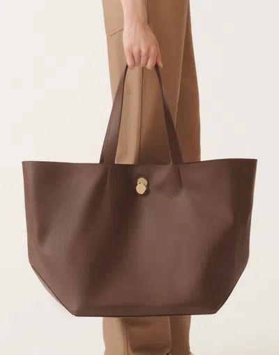 Fabiana Filippi Eclissi Smooth Nappa Leather Tote Bag