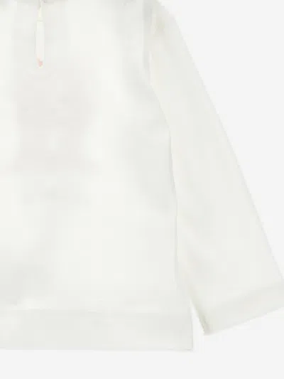 Monnalisa Baby Girls Long Sleeve Puppy T-shirt In White