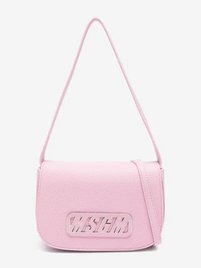Msgm Girls Eco Leather Shoulder Bag