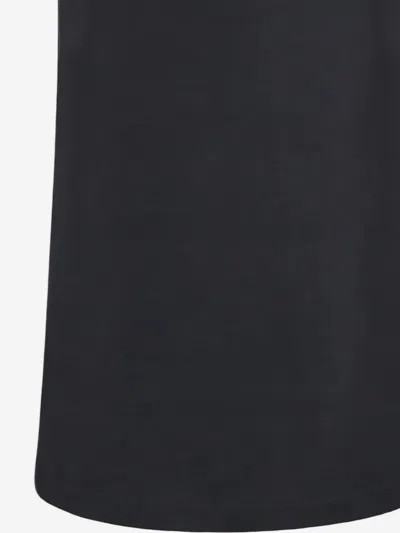 Msgm Girls Interlock Light Dress In Black