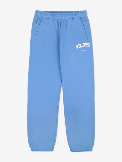 Sporty And Rich Kids Wellness Ivy Joggers In Blue