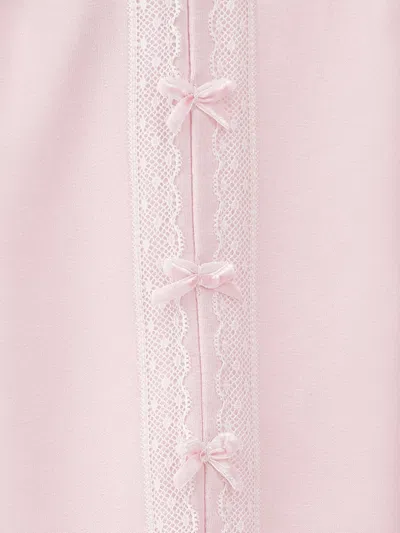 Monnalisa Baby Girls Bow Tracksuit In Pink