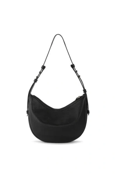 The Sak Tess Leather Medium Shoulder Bag In Black