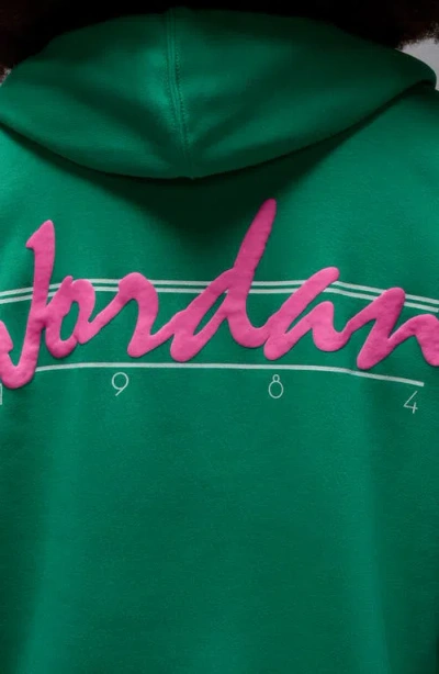 Jordan Brooklyn Fleece Hoodie In Green