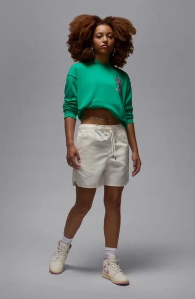 Jordan Brooklyn Fleece Hoodie In Green