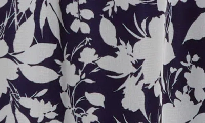 Julia Jordan Puff Sleeve Tie Belt Midi Dress In Blue