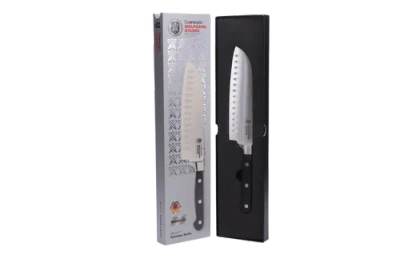 Cuisine::pro Wolfgang Starke 7" Santoku Knife In Black