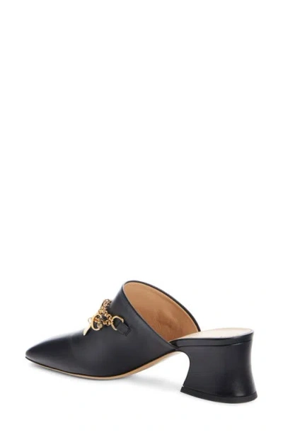 Chloé 80mm Charm-embellished Heeled Mules In Black