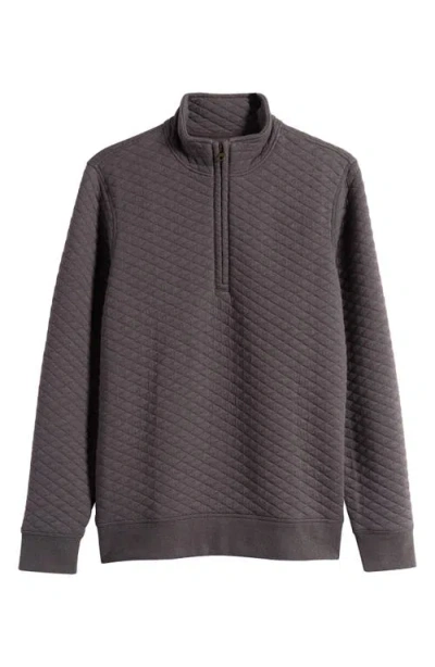 Billy Reid Half Zip Sweatshirt In Gray