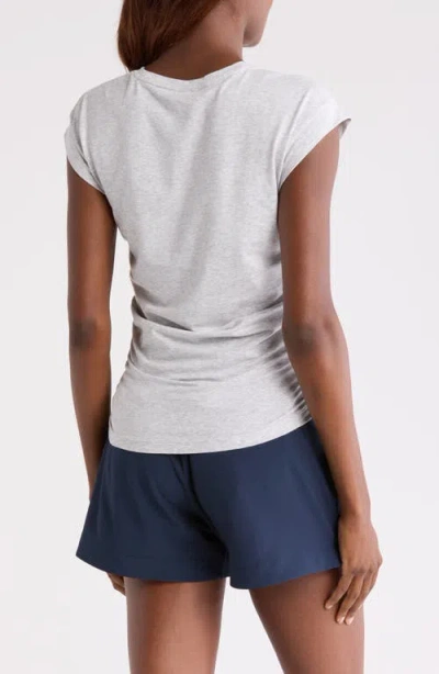 Zella Breezy Ruched Top In White