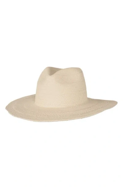 Janessa Leone Capri Straw Panama Hat In Neutral