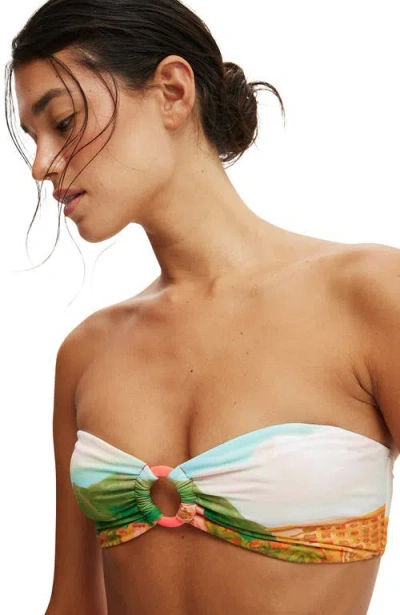 Cotton On Body Ring Front Bandeau Bikini Top