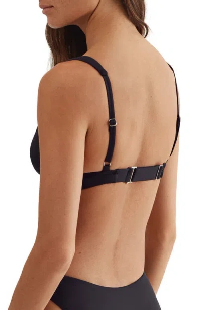 Polo Ralph Lauren V-neck Bikini Top In Black