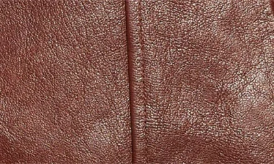 Ferragamo Shiny Leather Single-breasted Blazer Jacket In Brown