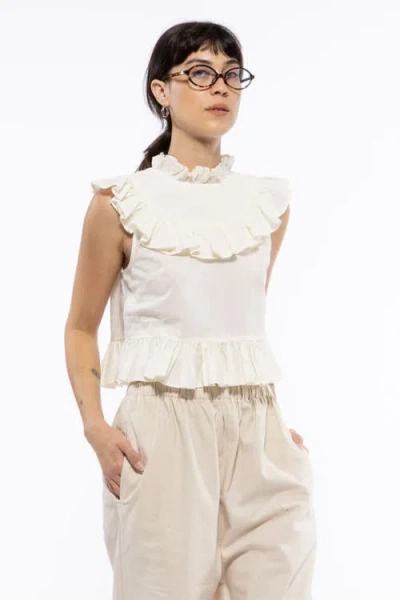 Toit Volant Matilda Top In White
