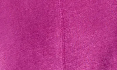 Eileen Fisher V-neck Organic Linen T-shirt In Pink