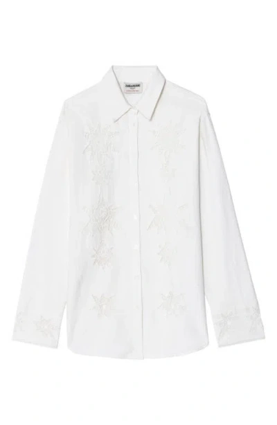 Zadig & Voltaire Embroidered Detail Shirt