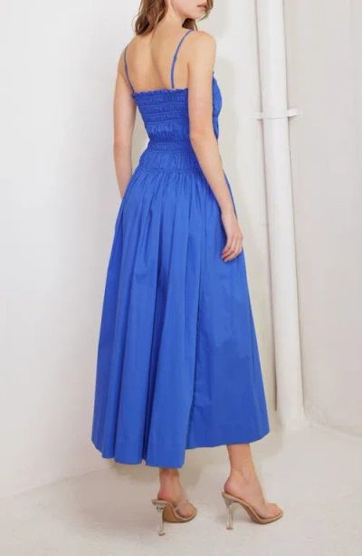 Freemarket Shirred Cotton Maxi Sundress