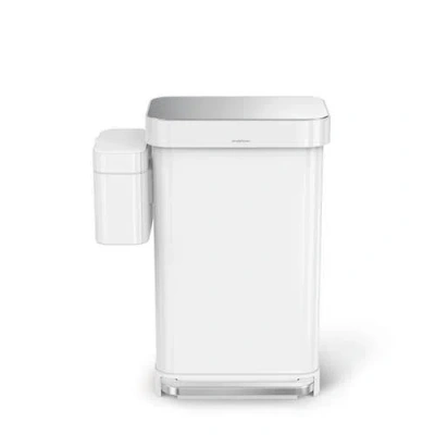 Simplehuman 4l Compost Caddy In White