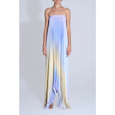 L'idée Woman Bisous Strapless Gown In Multi