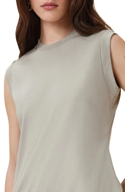 Allsaints Imogen Cotton Tank In Gray
