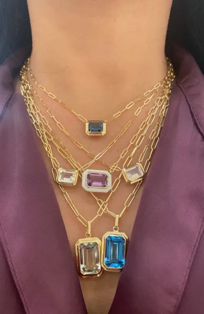 Goshwara Manhattan Pendant Necklace In Gold