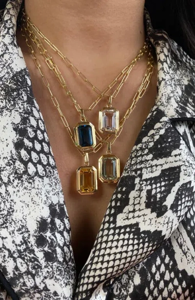 Goshwara Manhattan Pendant Necklace In Gold