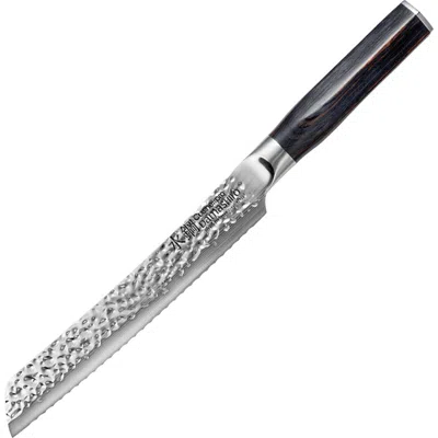 Cuisine::pro Damashiro 8" Emperor Bread Knife In Black