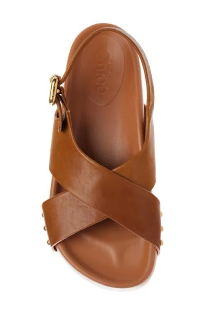 Chloé Round Toe Flat Sandals