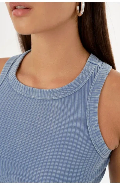 Lamarque Vicki | Rib Knit Tank Top In Blue