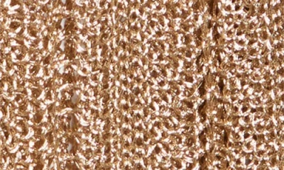 Rabanne Crochet Crop Cardigan In Brown