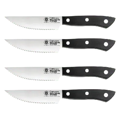 Cuisine::pro Wolfgang Starke 5" Steak Knife Set, 4 Piece In Black