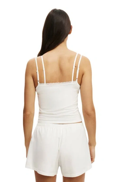 Cotton On Body Peached Jersey Lace Cami